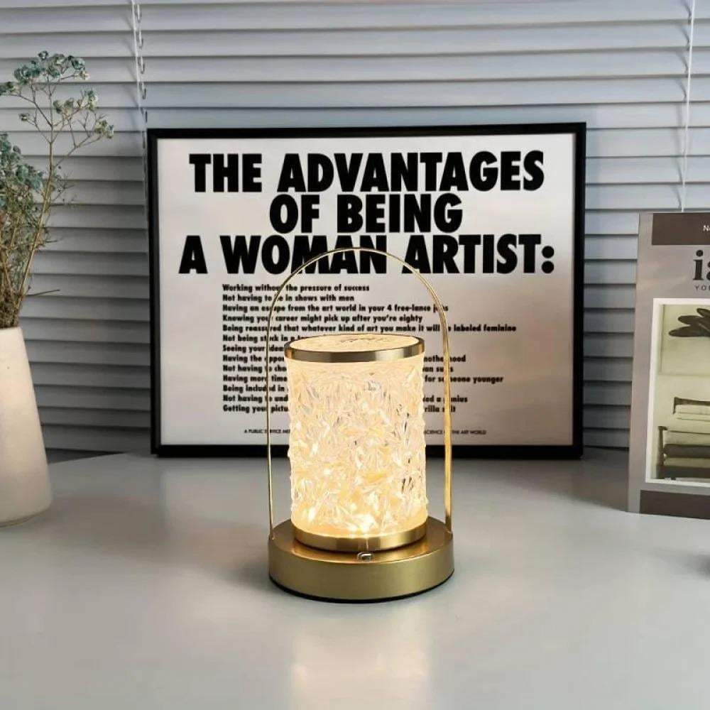 Лампа акумуляторна з сенсорним керуванням Good Idea LED D15 портативна Золотисто-прозорий (987444) - фото 3