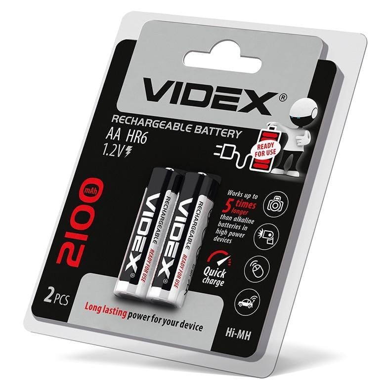 Аккумуляторы Videx HR6/AA 2100 mah 2 шт. (1503607220) Аккумуляторы Videx HR6/AA 2100 mah 2 шт. (1503607220)