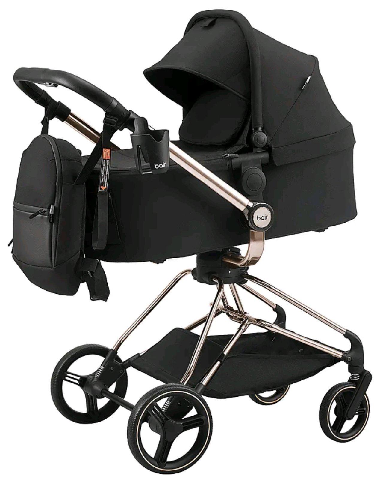 Коляска Bair Moon Gold Edition MG-01 Черный (31989936)