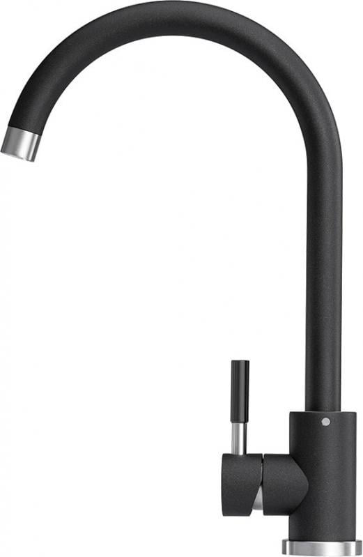 Змішувач кухонний KAHER IMPERIAL Чорний