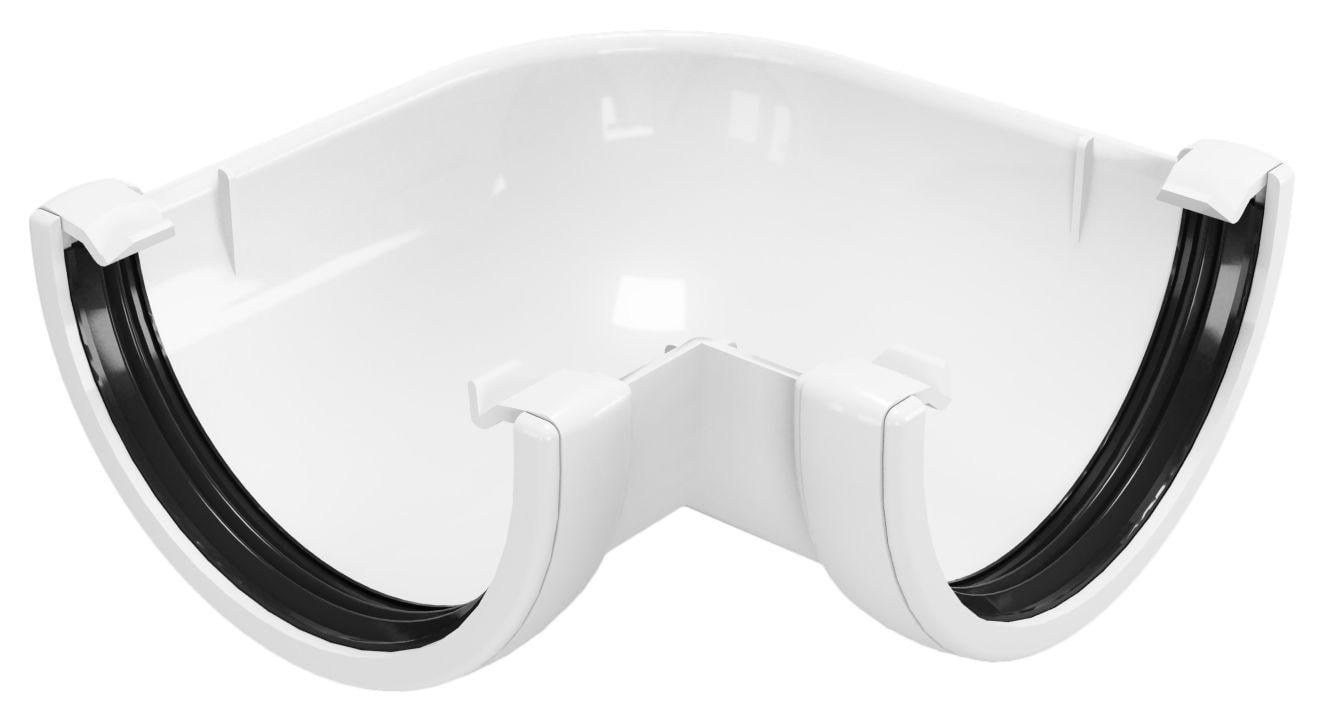 Кут ринви 90° DEVOREX Classic 120 Білий (11652901) - фото 1