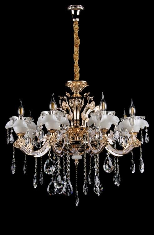 Люстра свеча Ray L6006/8 SGD+WT (IR007094)