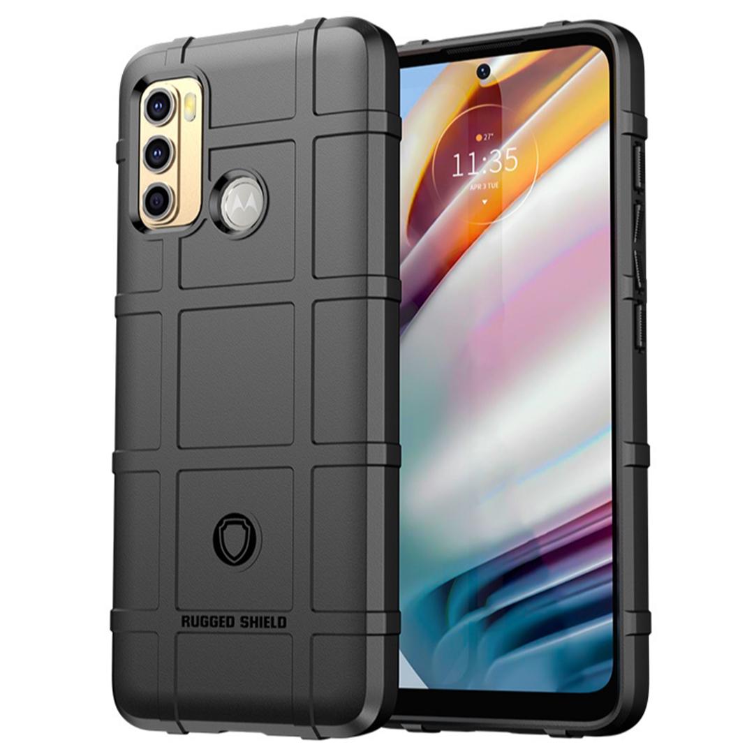 Протиударний TPU чохол MoFan Rugged Shield для Motorola G60 (xt2135) Чорний (ECR_7062) - фото 1