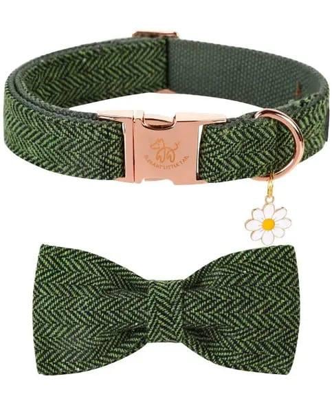 Нашийник для собак різдвяний Elegant Little Tail Ялинка з бантом (201374)