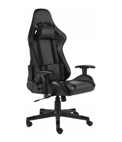 Компьютерное кресло геймерское vidaXL PVC Black (20478)