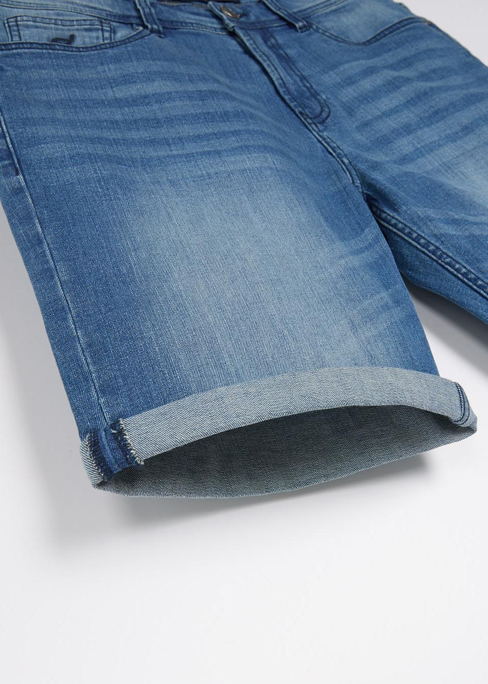 Шорты мужские джинсовые Diverse SHELDON SH 252 р. 34 Голубой (5905384107213) - фото 7