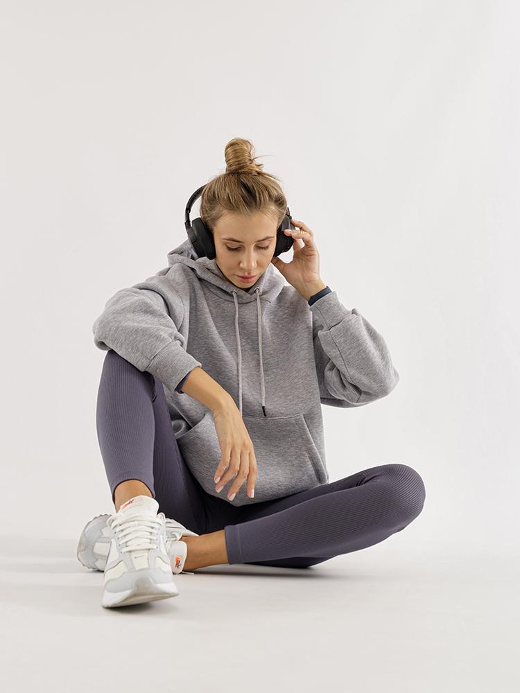 Худи женское ЦБ-00223883 р. 46 Серый (SKT000918540) - фото 2 Худи женское ЦБ-00223883 р. 46 Серый (SKT000918540) - фото 2