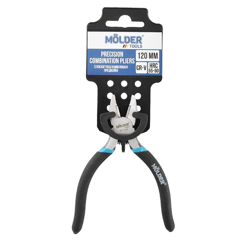 Плоскогубцы Molder комбинированные прецизионные MOLDER Cr-V 120мм