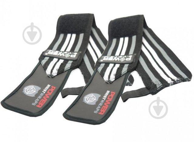 Кистевые бинты Power System Wrist Wraps PS-3500 Black-Grey - фото 2