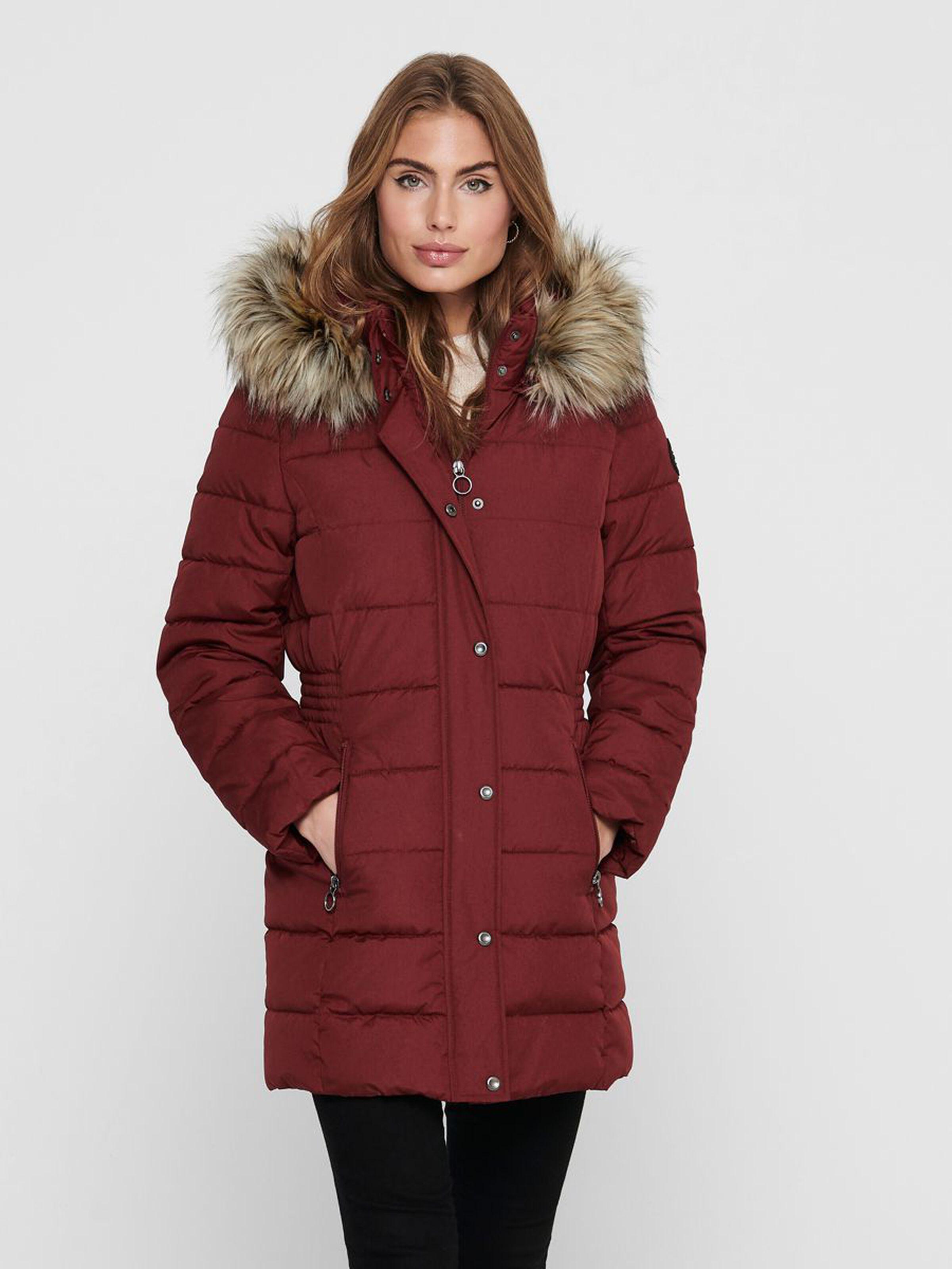 Куртка женская Only 15205636 M Бордовый - фото 6 Куртка женская Only 15205636 M Бордовый - фото 6