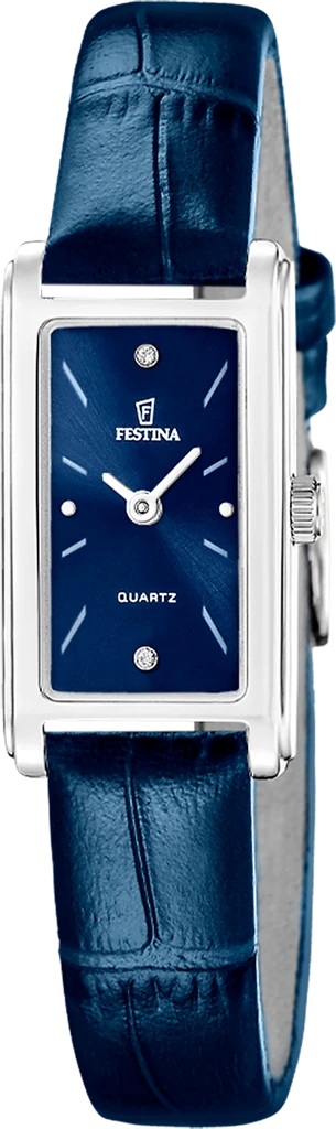 Наручний годинник жіночий Festina F20769/4 Mademoiselle з сталевим корпусом WR 30 м та синім циферблатом
