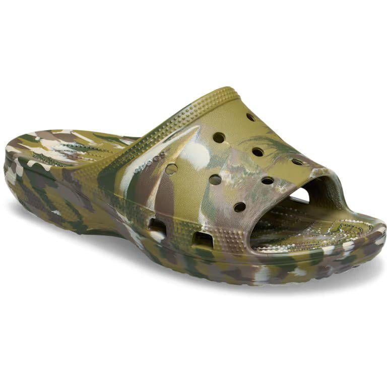 Шльопанці Crocs Classic Marbled Icon Slide M13 р. 48/49 31 см Camouflage (211832) - фото 2
