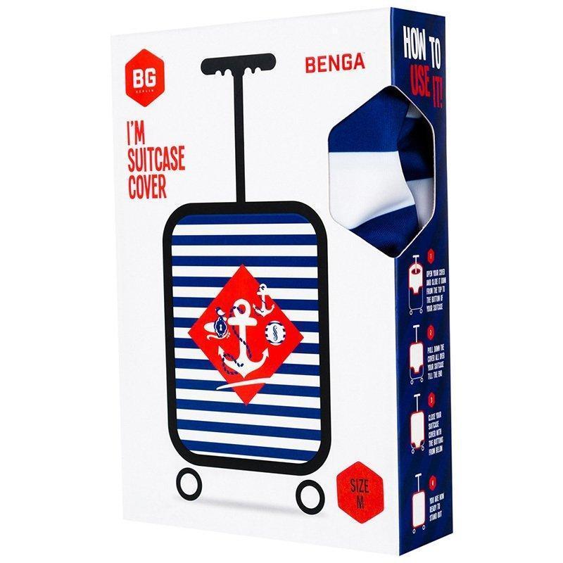 Чехол для чемодана BG Berlin HUG COVER 57-62 см M Navy Sense (Bg002-02-113-M) - фото 2 Чехол для чемодана BG Berlin HUG COVER 57-62 см M Navy Sense (Bg002-02-113-M) - фото 2