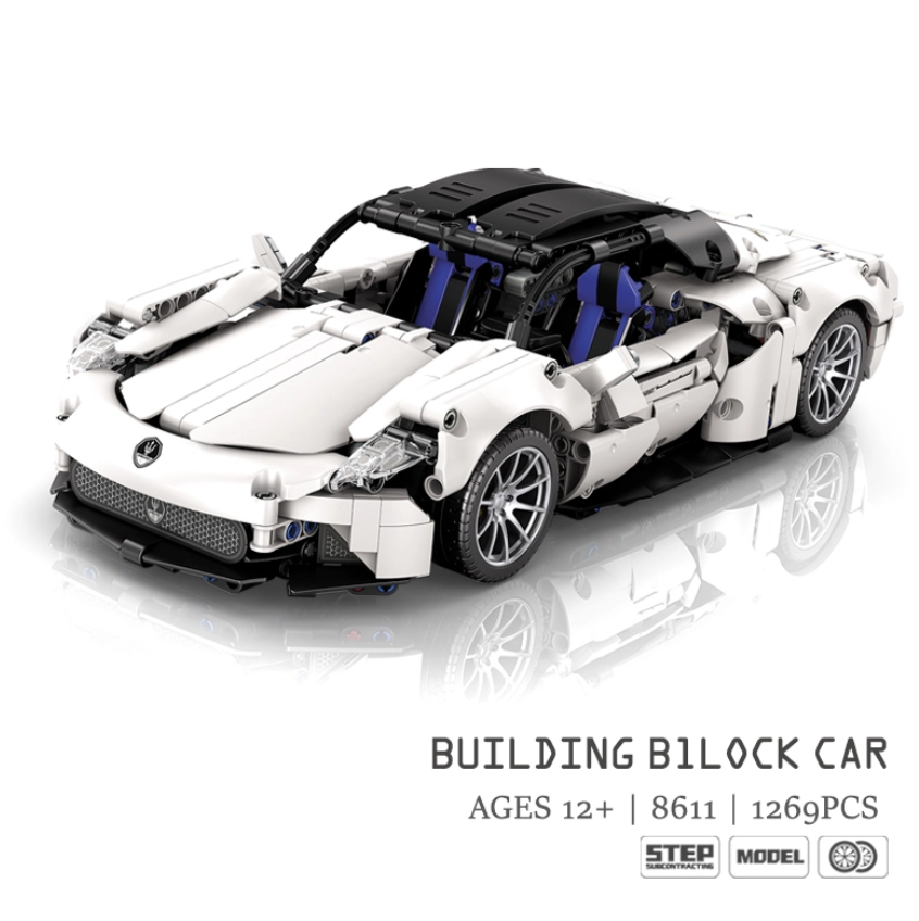 Конструктор детский MJI Maserati Машина гоночная для мальчика 1269 дет. (22792507) - фото 3 Конструктор детский MJI Maserati Машина гоночная для мальчика 1269 дет. (22792507) - фото 3