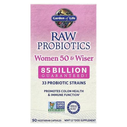 Пробиотики и пребиотики Garden of Life RAW Probiotics Women 50&Wiser 90 вегетарианских капс. (GOL-11568)