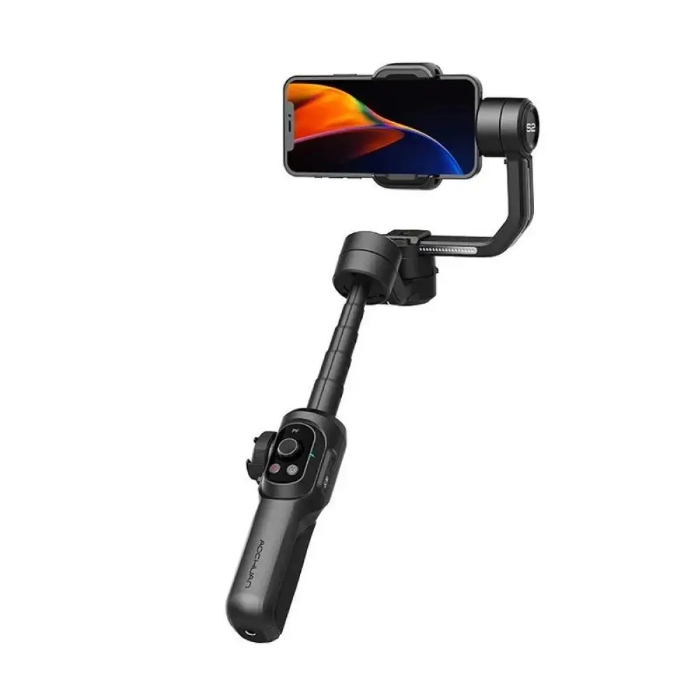 Стабілізатор триосьовий AOCHUAN Professional Gimbal Stabilizer For Smartphone SMART S2 Black - фото 2