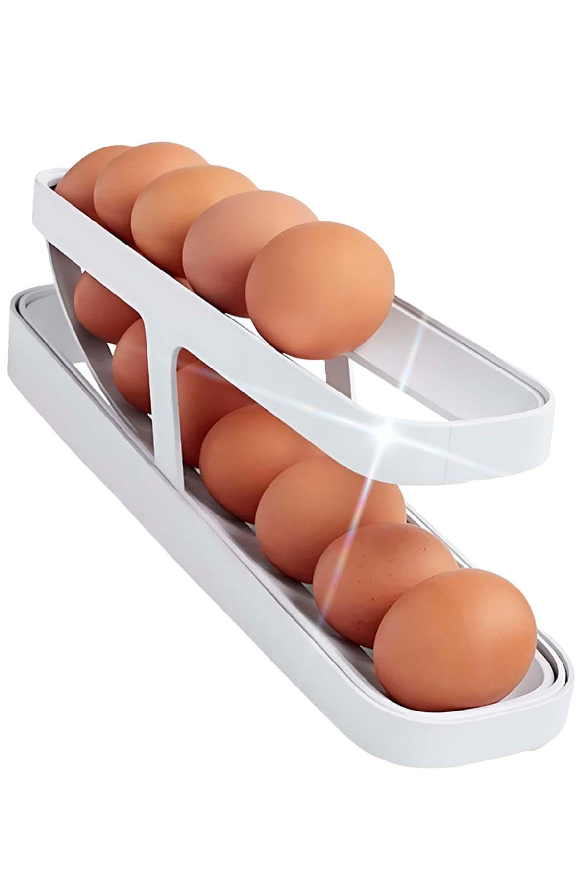 Контейнер для хранения яиц в холодильнике BRS на 14 ячеек два яруса White (445757390) Контейнер для хранения яиц в холодильнике BRS на 14 ячеек два яруса White (445757390)