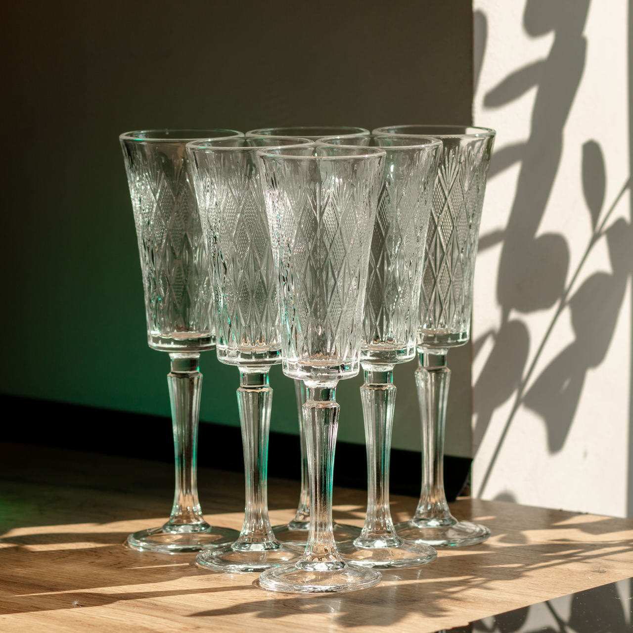 Набор бокалов для шампанского 6шт. 200 мл