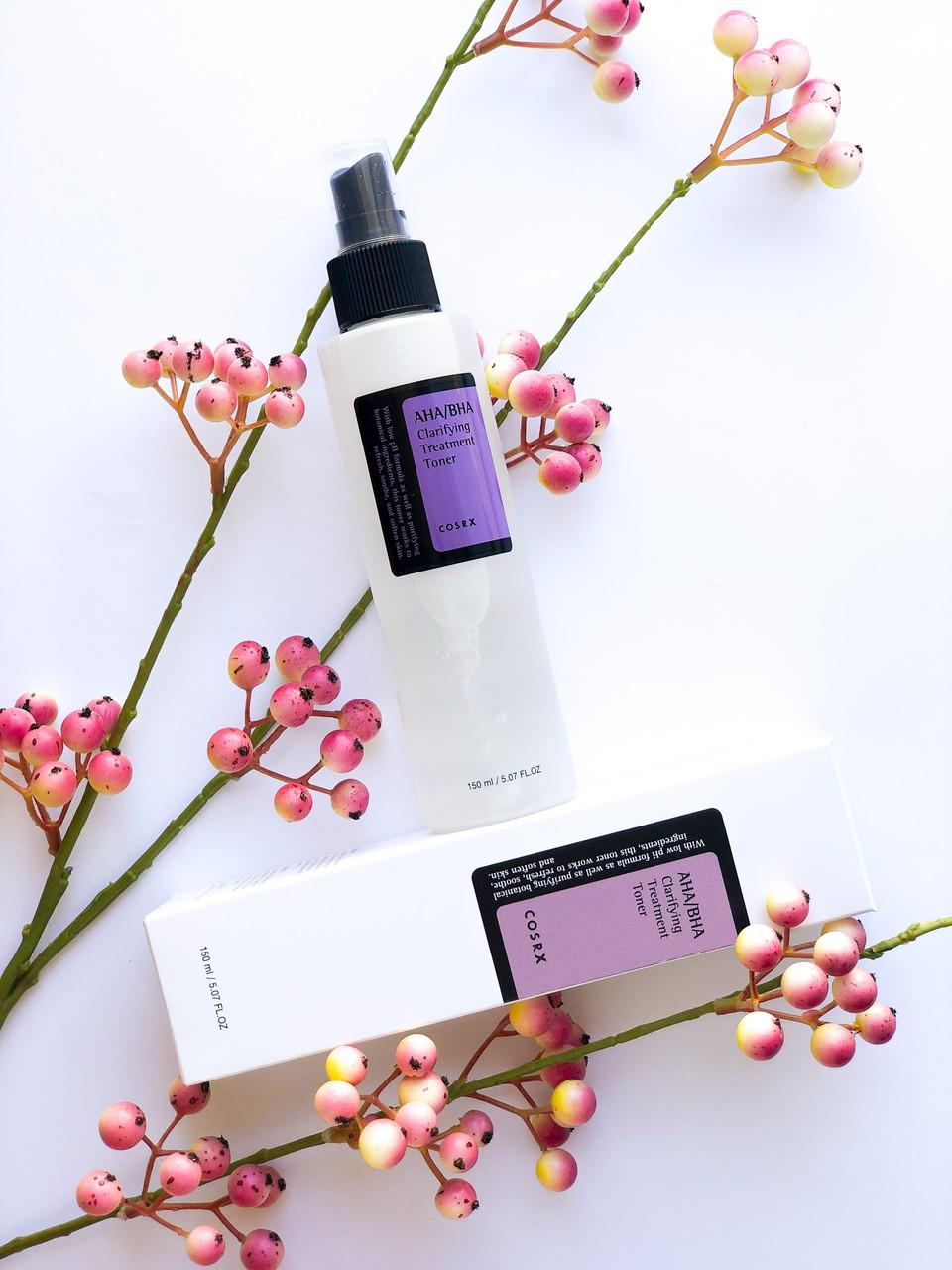 Тонер для лица с кислотами AHA и BHA COSRX AHA/BHA Clarifying Treatment Toner 150 мл (2899966112)
