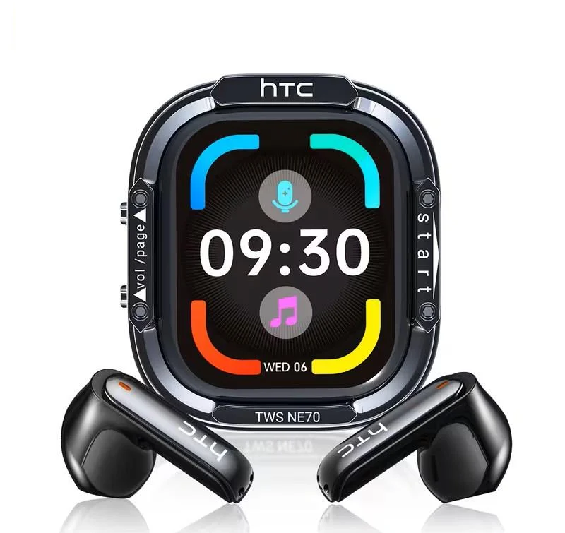 Наушники беспроводные HTC NE70 с LCD сенсорным дисплеем с низкой задержкой и Hi-Fi стереозвуком (3074823924)