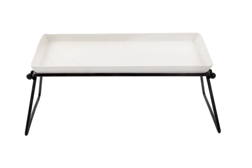 Набір сервірувальних фарфорових блюд на підставці 3 шт. - фото 3 Набір сервірувальних фарфорових блюд на підставці 3 шт. - фото 3