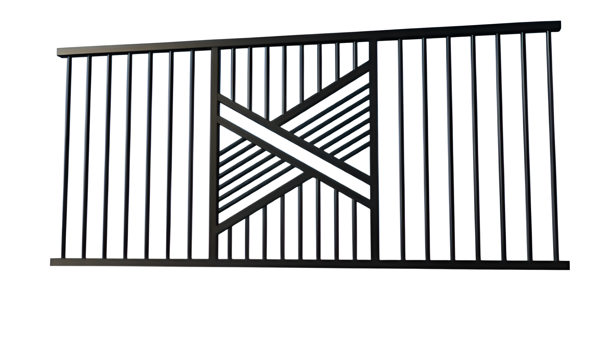 Забор секционный металлический порошковая покраска 1200х2000 мм