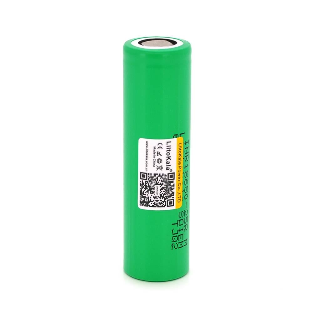 Акумулятор 18650 Li-Ion LiitoKala Lii-25R 2500 mAh 3,7V Green (39482)