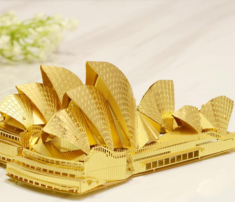 Колекційна модель PIECECOOL SYDNEY OPERA HOUSE VERSION P022-G Gold - фото 4 Колекційна модель PIECECOOL SYDNEY OPERA HOUSE VERSION P022-G Gold - фото 4