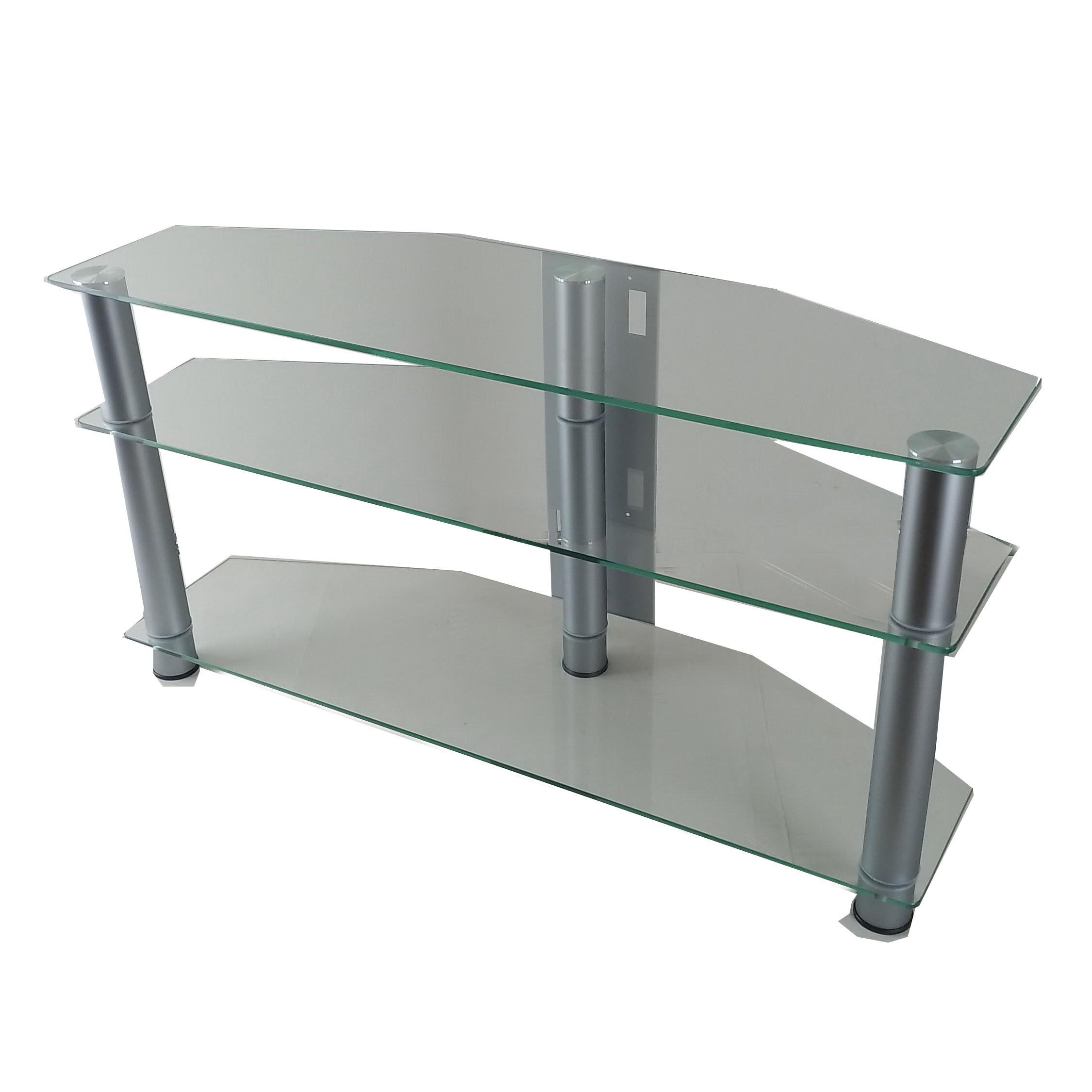 Тумба под телевизор Commus Евро new clear Alm 20-47" 1100х350х569 мм Прозрачный/Алюминий (633320120) Тумба под телевизор Commus Евро new clear Alm 20-47" 1100х350х569 мм Прозрачный/Алюминий (633320120)