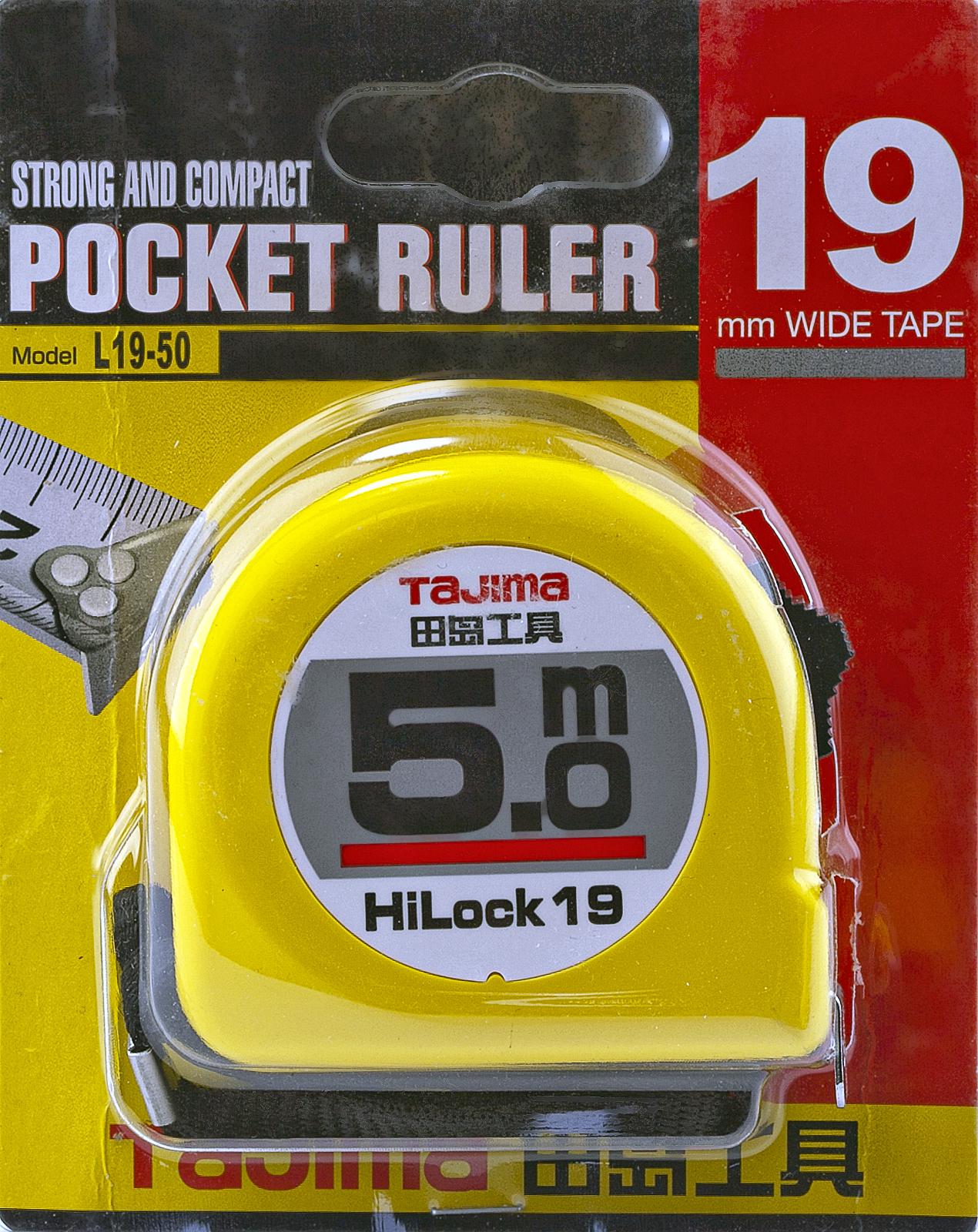 Рулетка будівельна Tajima Hi Lock L19-50 5,0 м (1001-0034) - фото 5