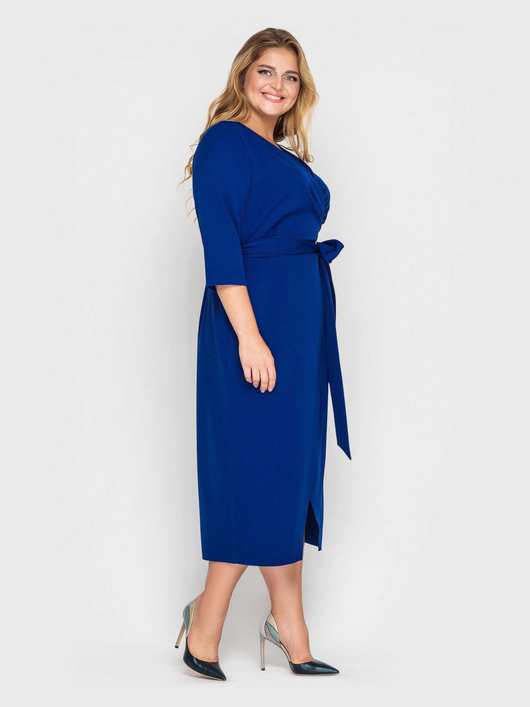 Платье VLAVI Жанин р. 54 Электрик (133403-54) - фото 3 Платье VLAVI Жанин р. 54 Электрик (133403-54) - фото 3