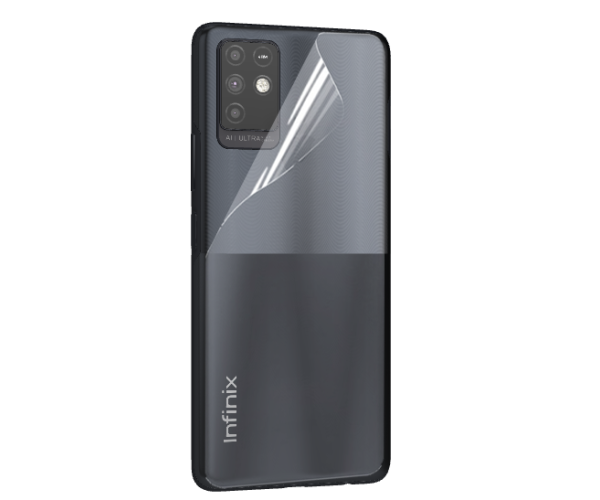 Пленка гидрогелевая противоударная Hydrogel Film для Infinix Note 10 на заднюю панель Transparent (PL-2862)