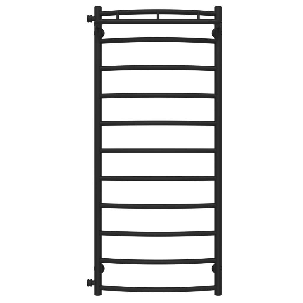 Полотенцесушитель водяной Deffi Классик N П11 боковое левое подключение нержавеющая сталь 500х1200 мм Черный (C.KN.120.50.11.B.B)