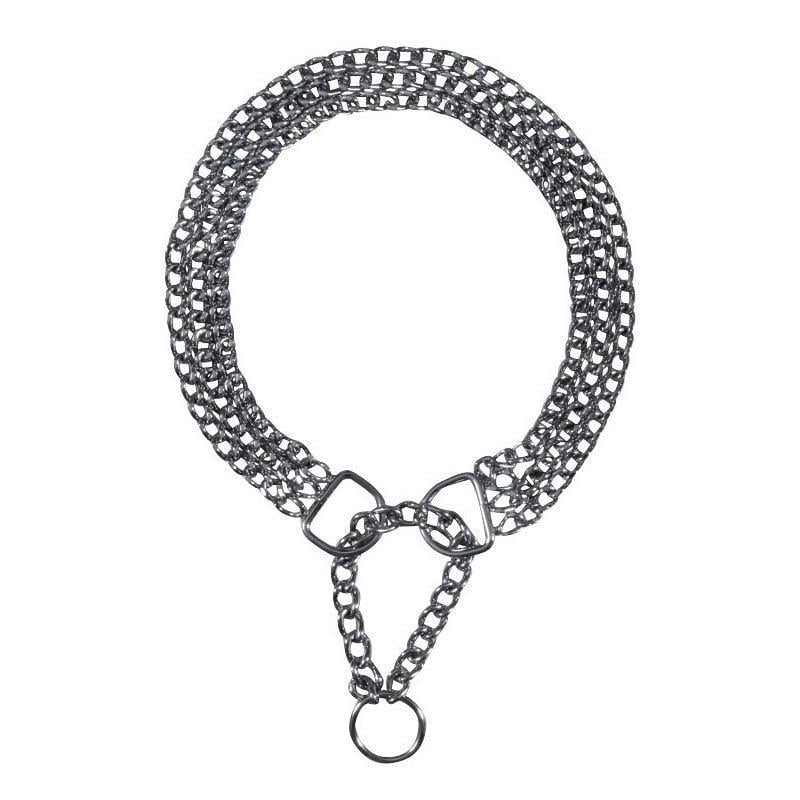 Ошейник-удавка для собак Trixie тройной 65 см x 2,5 мм L-XL Хром (1789920368) Ошейник-удавка для собак Trixie тройной 65 см x 2,5 мм L-XL Хром (1789920368)