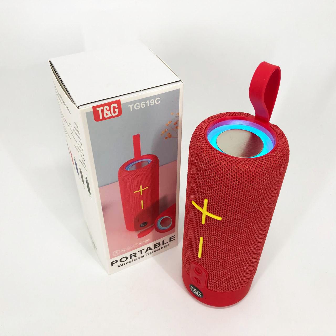 Колонка портативна TG619C FM-радіо USB/TF з ремінцем Червоний - фото 6 Колонка портативна TG619C FM-радіо USB/TF з ремінцем Червоний - фото 6