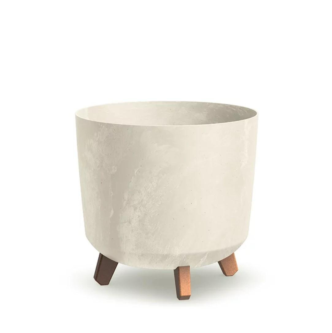 Горшок для цветов Prosperplast Gracia Tubus Beton Effect на ножках 30 см Кремовый/Мраморный (DGTL300LE-CY700) Горшок для цветов Prosperplast Gracia Tubus Beton Effect на ножках 30 см Кремовый/Мраморный (DGTL300LE-CY700)