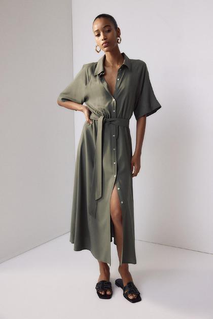 Платье H&M 1217576П XS Хаки