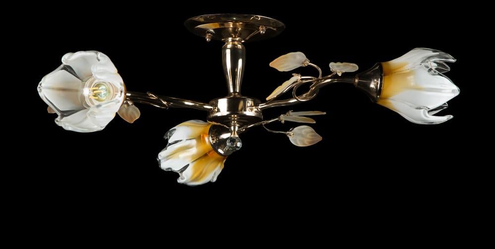 Люстра з плафонами Ray L120/3 FGD+BRN (IR005591)