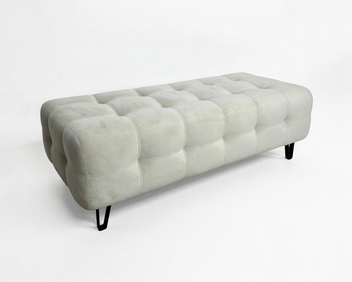 Топчан Vi-Tall офісний b-2 велюр 171х65х42 см Світло-сірий