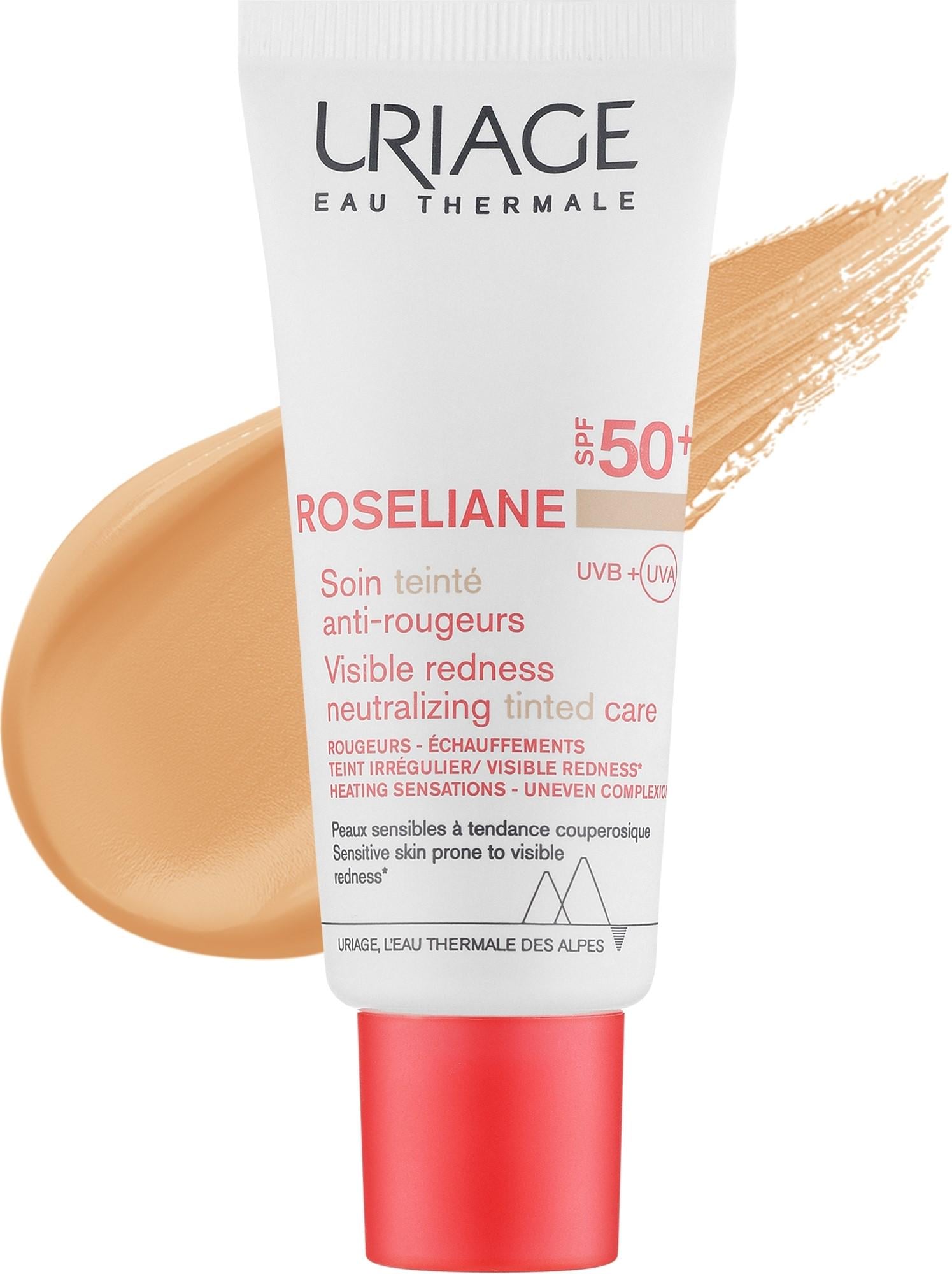 СС-крем от покраснения Uriage Roseliane CC Cream SPF50+ 40 мл СС-крем от покраснения Uriage Roseliane CC Cream SPF50+ 40 мл