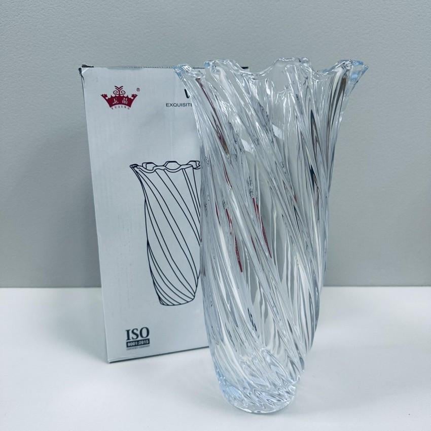 Ваза скляна Yujing GlassWare 7607 /6901-1 29,5 см (2486191469)