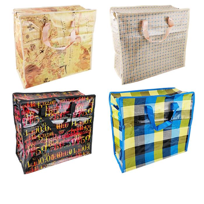 Сумка хозяйственная Paketoff №2 45х39х19 см 6 шт. в ассортименте (0502)