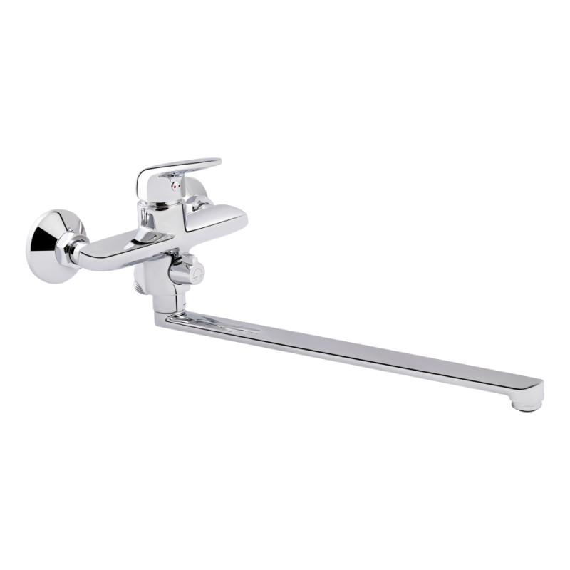 Смеситель для ванны Q-tap Olsava QTOS3212107GC однорычажный Хром (77390)