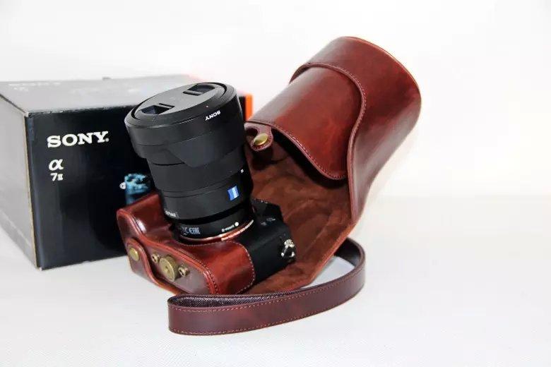 Футляр-чехол защитный для фотоаппаратов Sony A7 II/A7 III/A7r II/A7r III/A7s II Кофейный (1565361196)