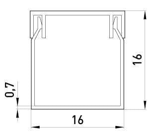 Канал кабельный E.NEXT e.trunking.stand.16.16 16x16 мм 2 пог.м ПВХ Белый (s033003) - фото 3 Канал кабельный E.NEXT e.trunking.stand.16.16 16x16 мм 2 пог.м ПВХ Белый (s033003) - фото 3