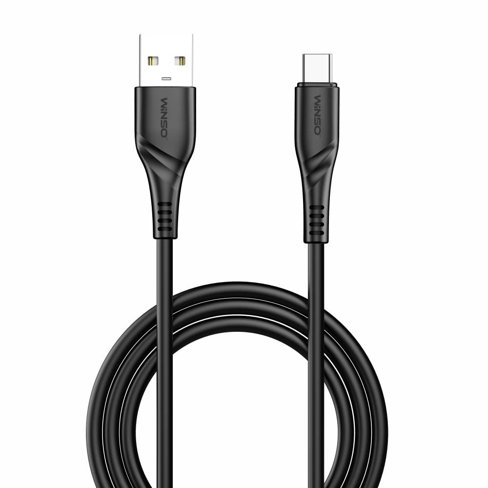 Кабель Winso Pro USB для Type-C PVC 2 м Черный (221203B)