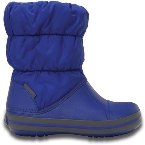 Сапоги зимние детские Crocs Kids Winter Puff Boot р. С10/EUR 27-28 Cerulean Blue/Light-grey (7258355) - фото 4