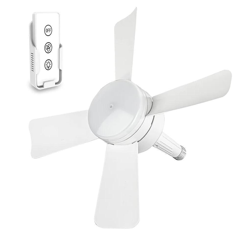 Лампа-вентилятор Socket Fan Light LED в патрон E27 універсальний стельовий 2в1