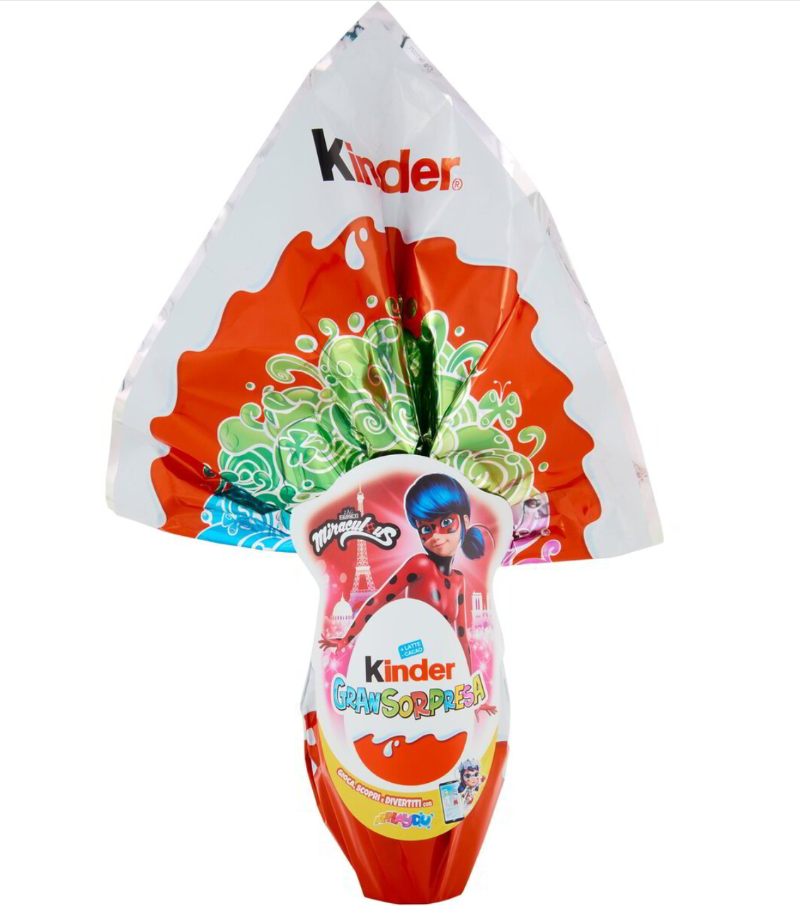 Шоколадне яйце Kinder GranSorpresa Miraculous Леді Баг та Супер-Кіт 150 г (2118385874)