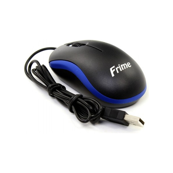 Миша Frime FM-010 USB Black/Blue (FM-010BB) - фото 3